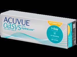 Acuvue Oasys 1-Day with HydraLuxe for Astigmatism (30 šošoviek)