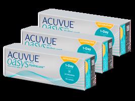 Acuvue Oasys 1-Day with HydraLuxe for Astigmatism (90 šošoviek)
